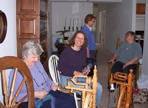 Fun at a Spunsters gathering